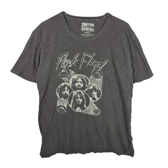 Pink Floyd x Lucky Tee T-Shirt Dark Side of the Moon Retro Double Sided Mens XXL - Picture 2 of 7